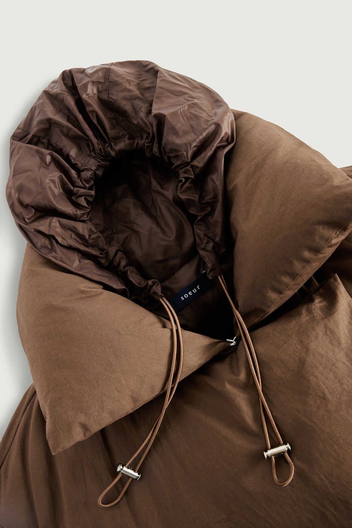Manteau couette en toile de coton déperlante
