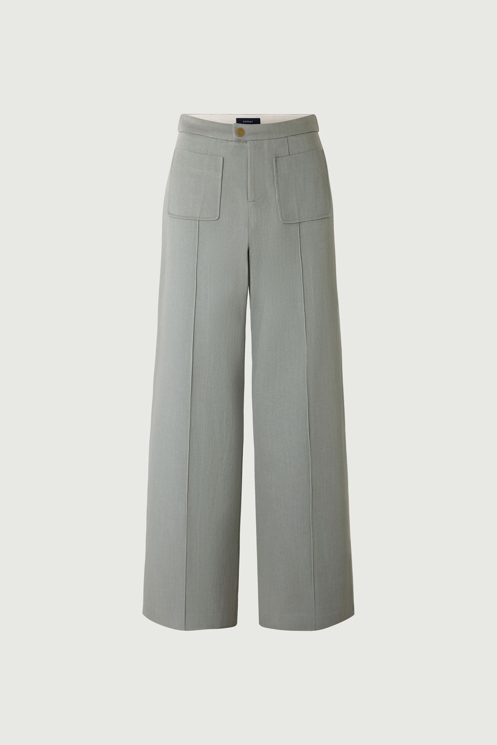 Pantalon en coton gaufrée