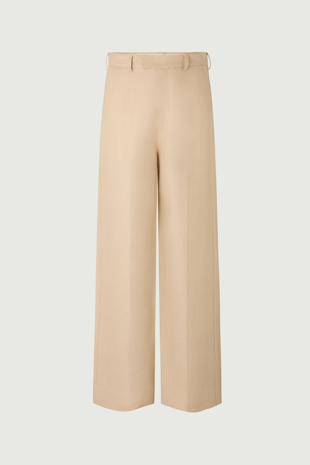 Pantalon en twill de lin