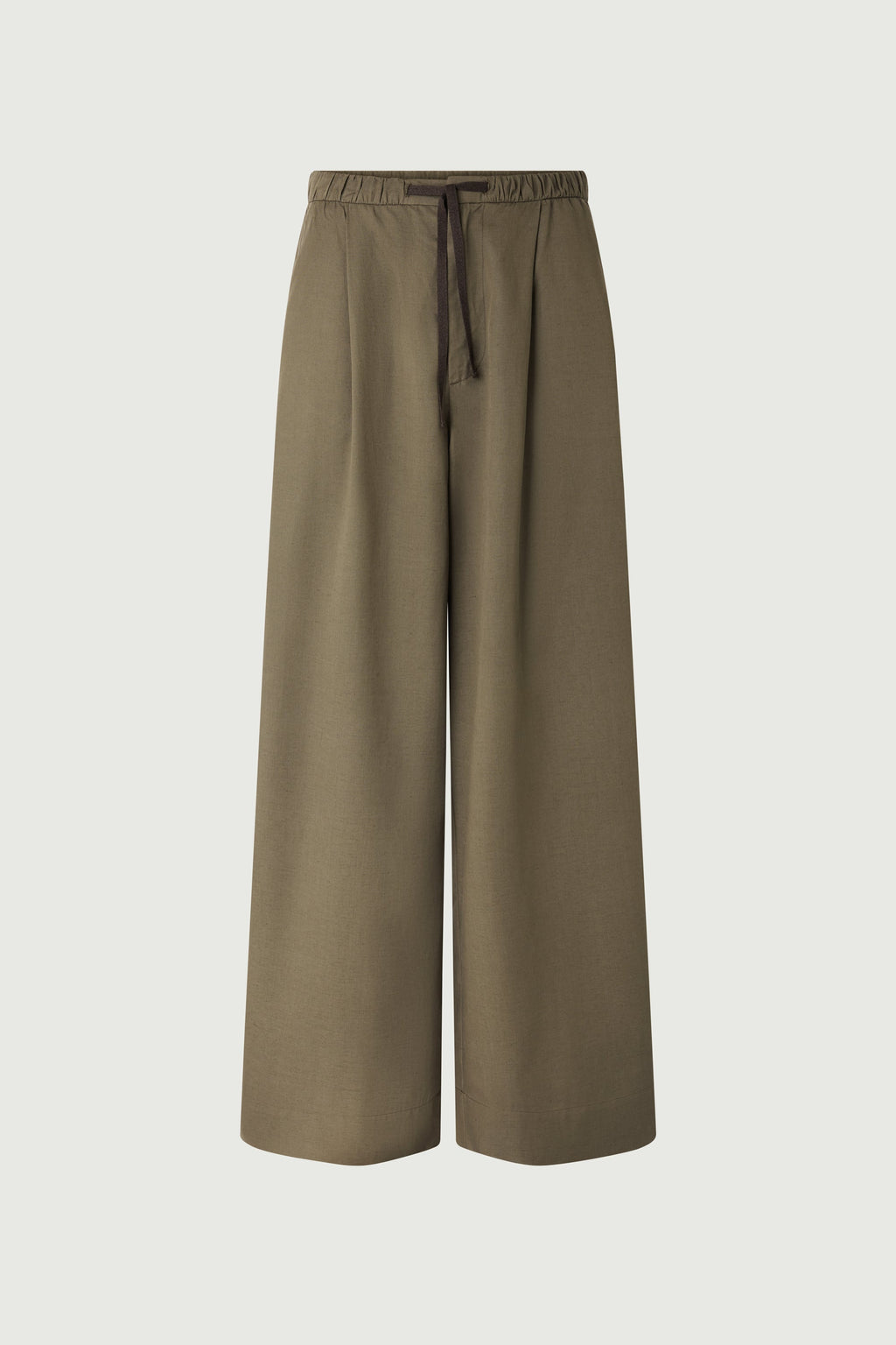 Pantalon à cordons en flanelle