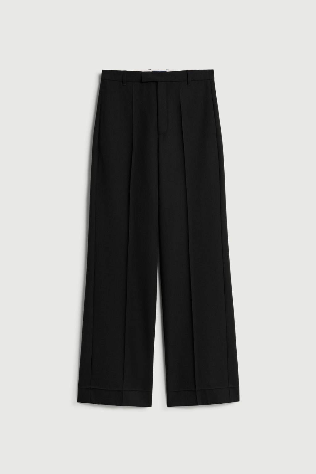Pantalon tailleur à surpiqures
