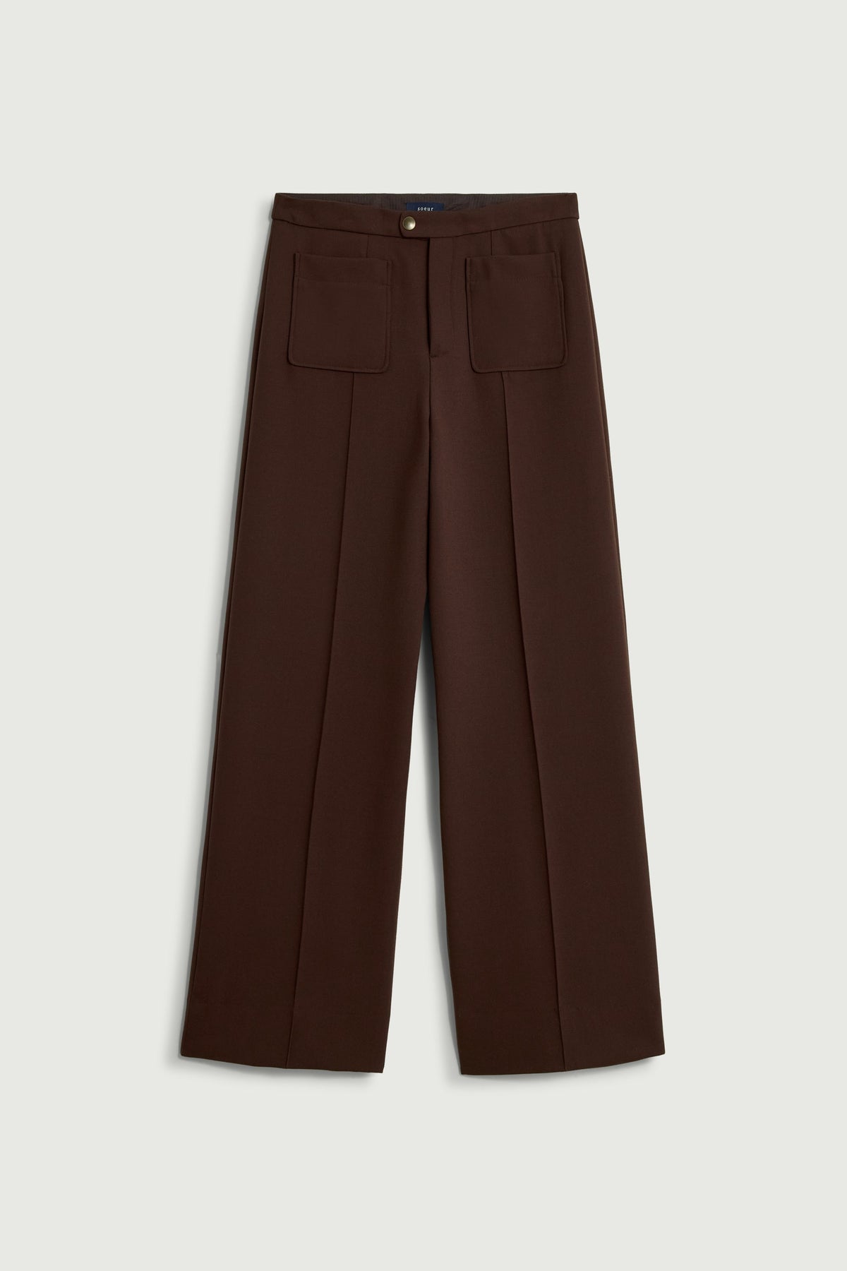 Pantalon en coton gaufrée