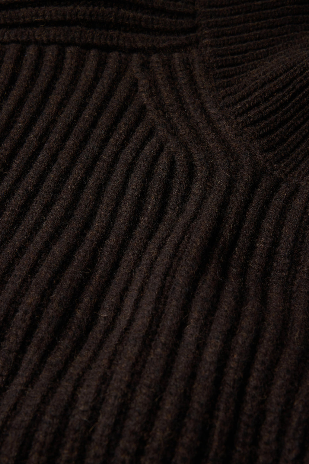 Pull oversize en côtes anglaises