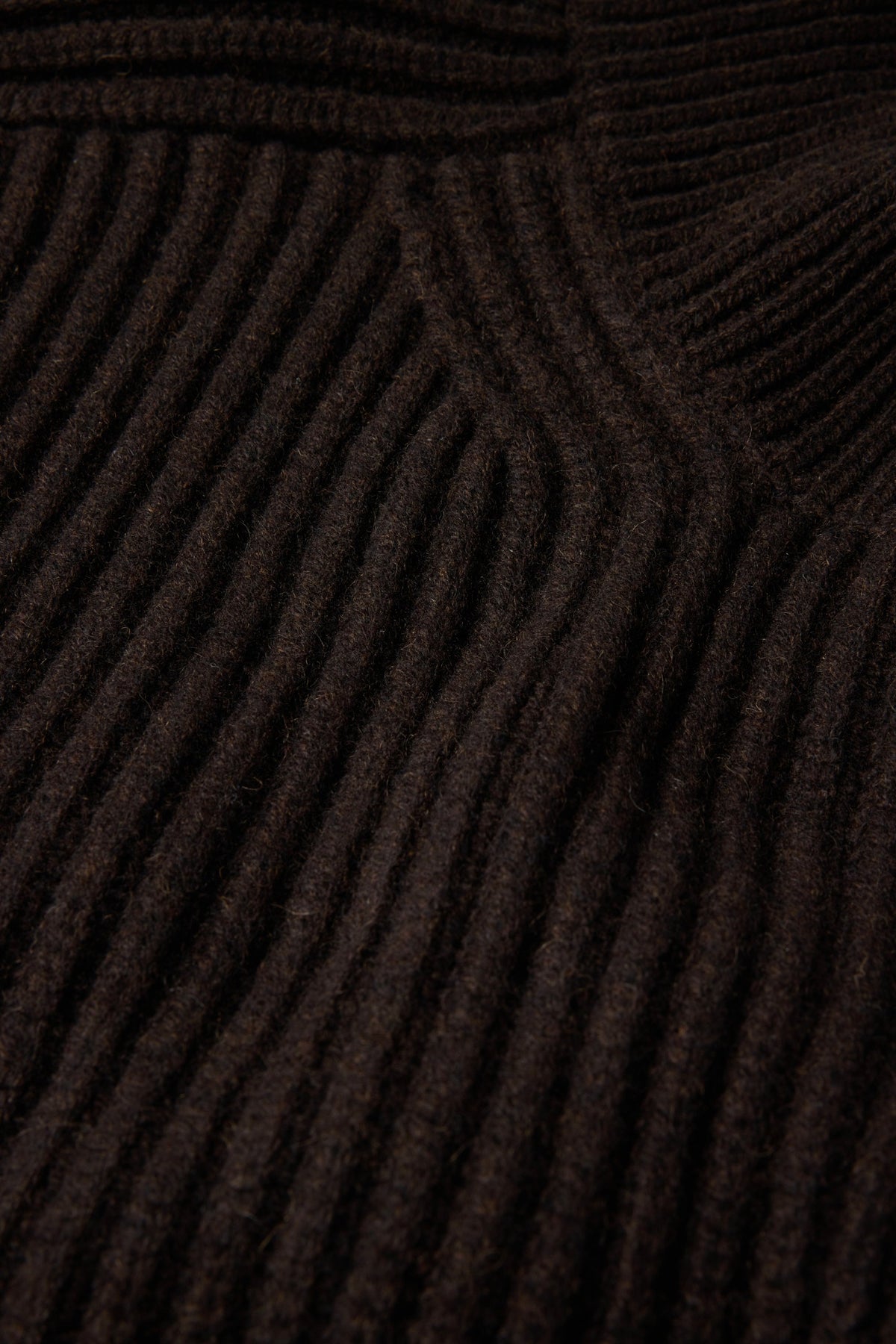 Pull oversize en côtes anglaises