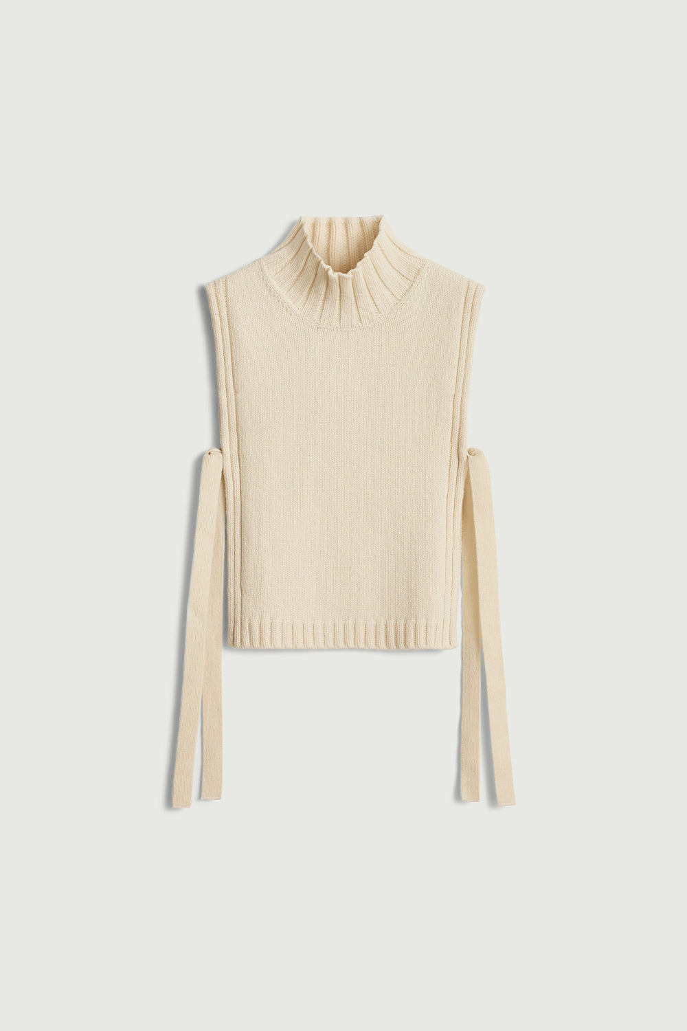 Plastron à col roulé en laine compacte