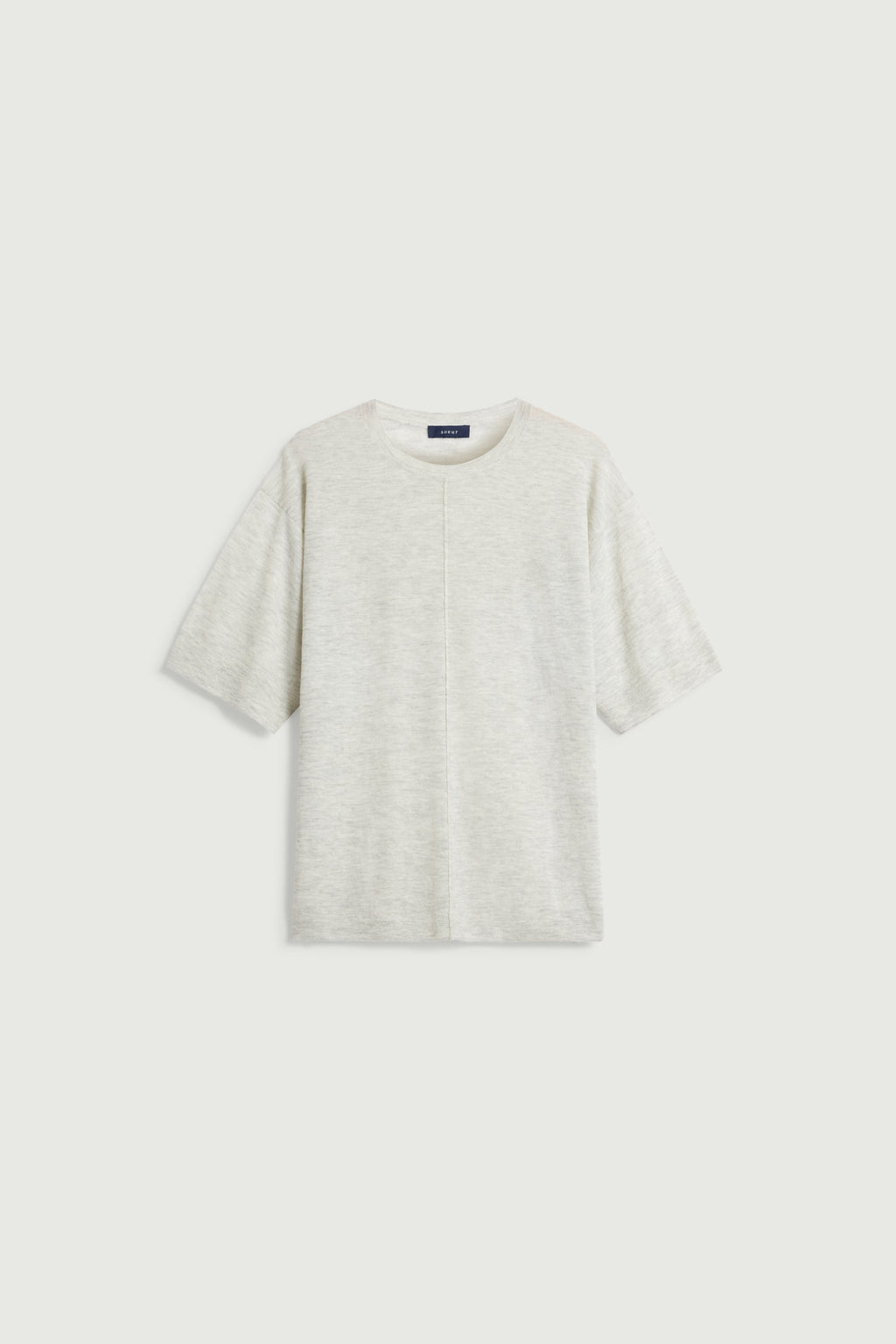 Tee-shirt à coutures apparentes en maille ultra-fine
