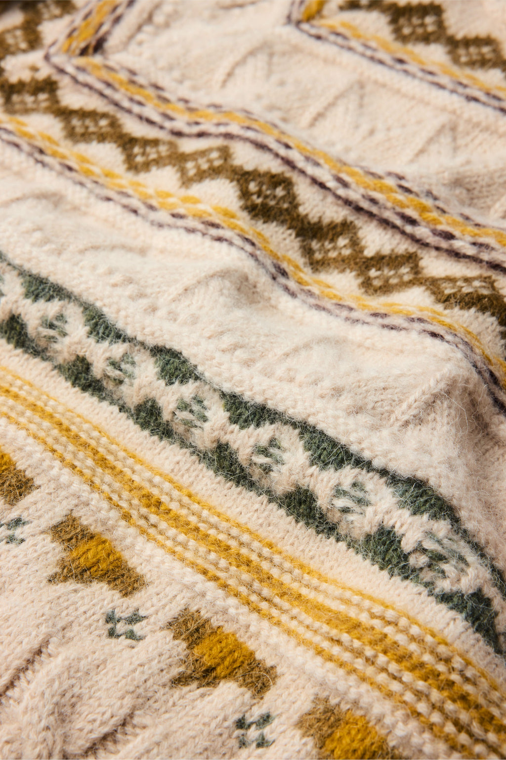 Pull jacquard épais