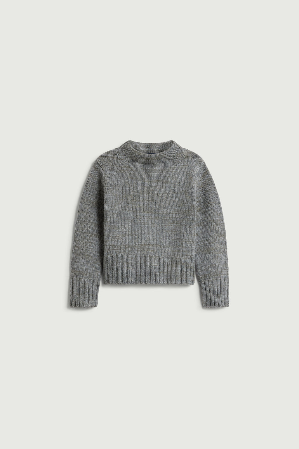 Pull à col montant en maille épaisse