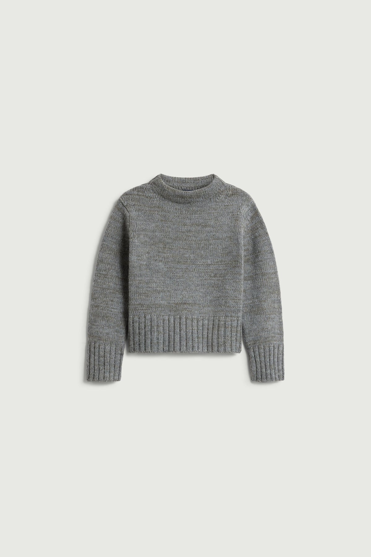 Pull à col montant en maille épaisse