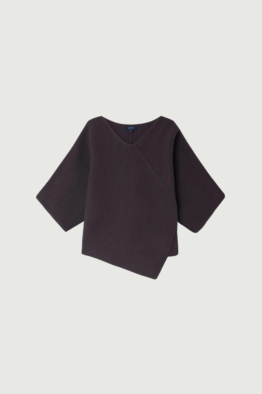 Pull asymétrique en coton