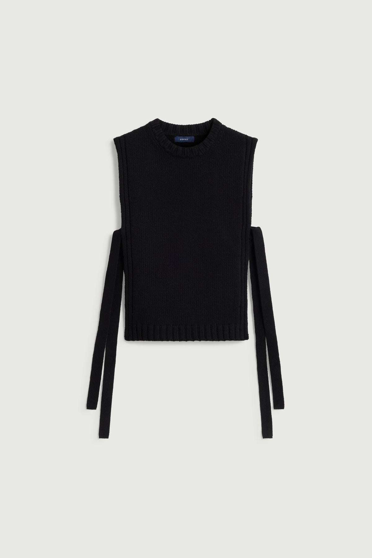 Pull col rond en laine