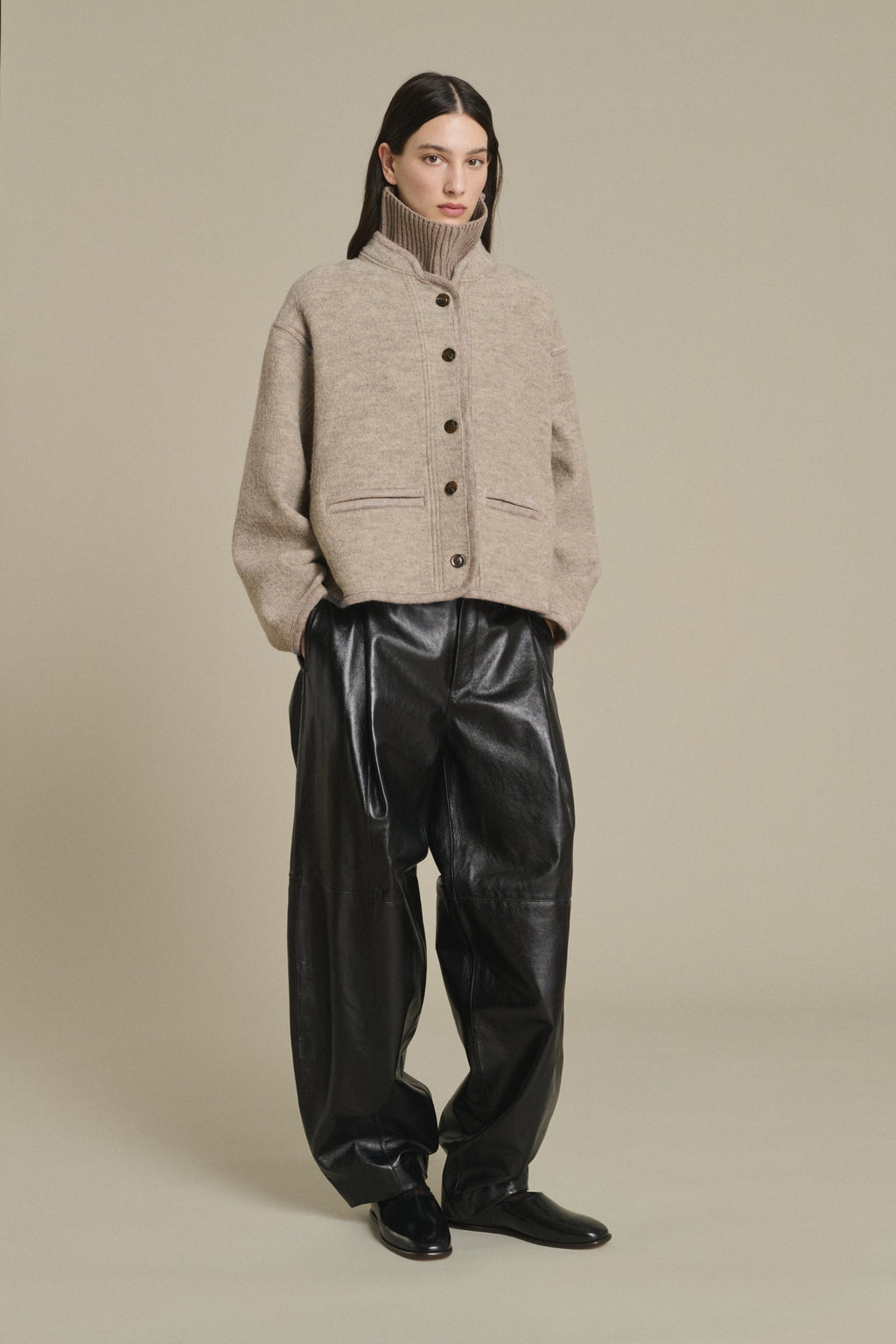 Veste autrichienne en laine bouillie