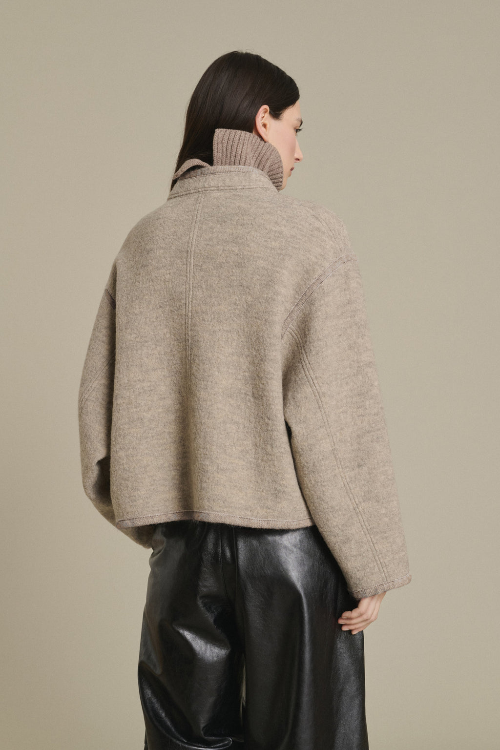 Veste autrichienne en laine bouillie