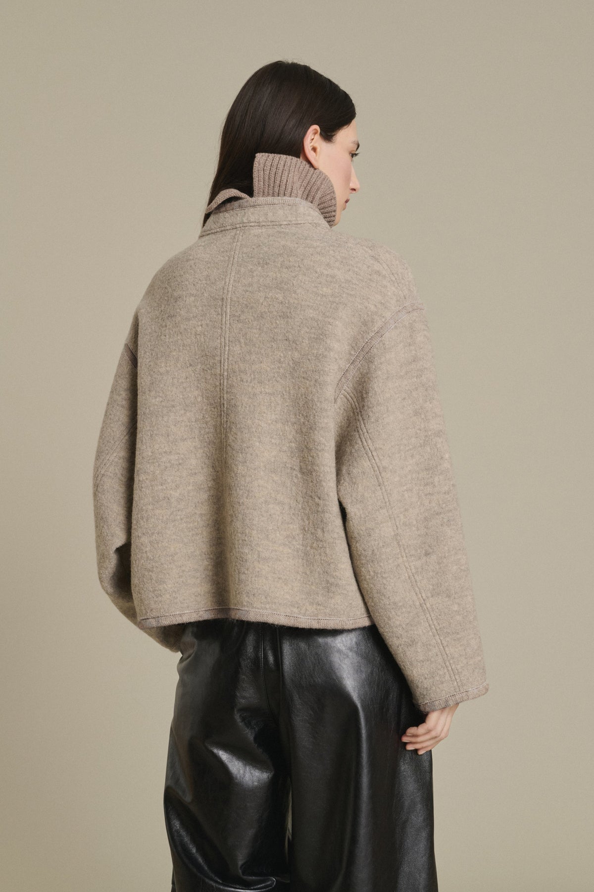Veste autrichienne en laine bouillie