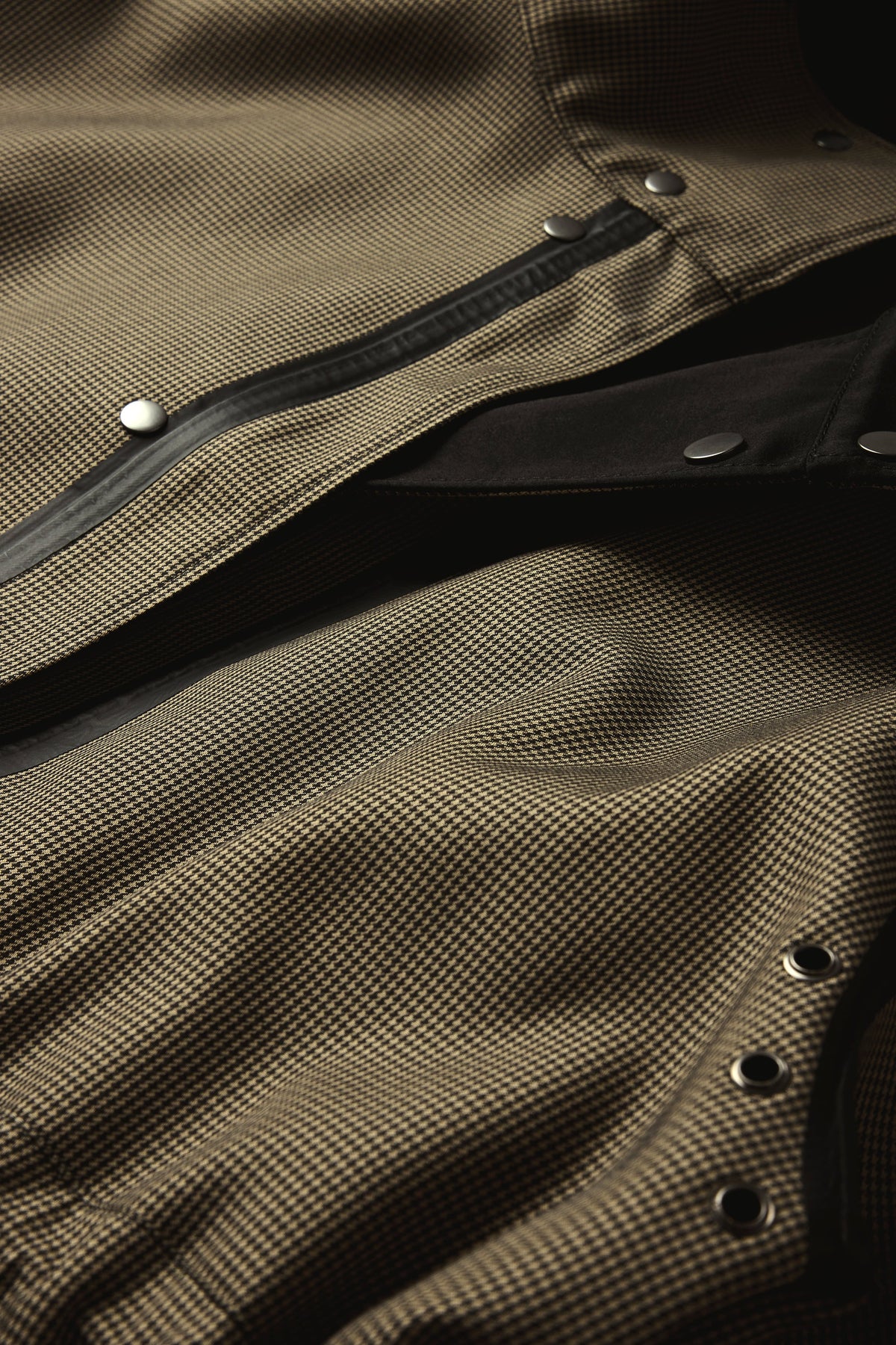 Parka réversible en satin de coton déperlant