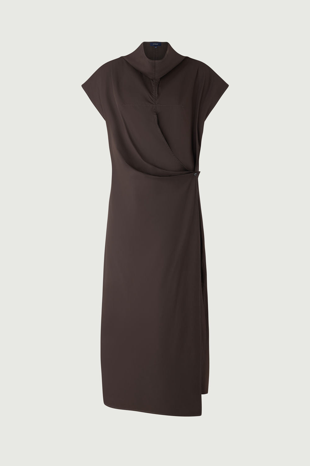 Robe portefeuille en popeline