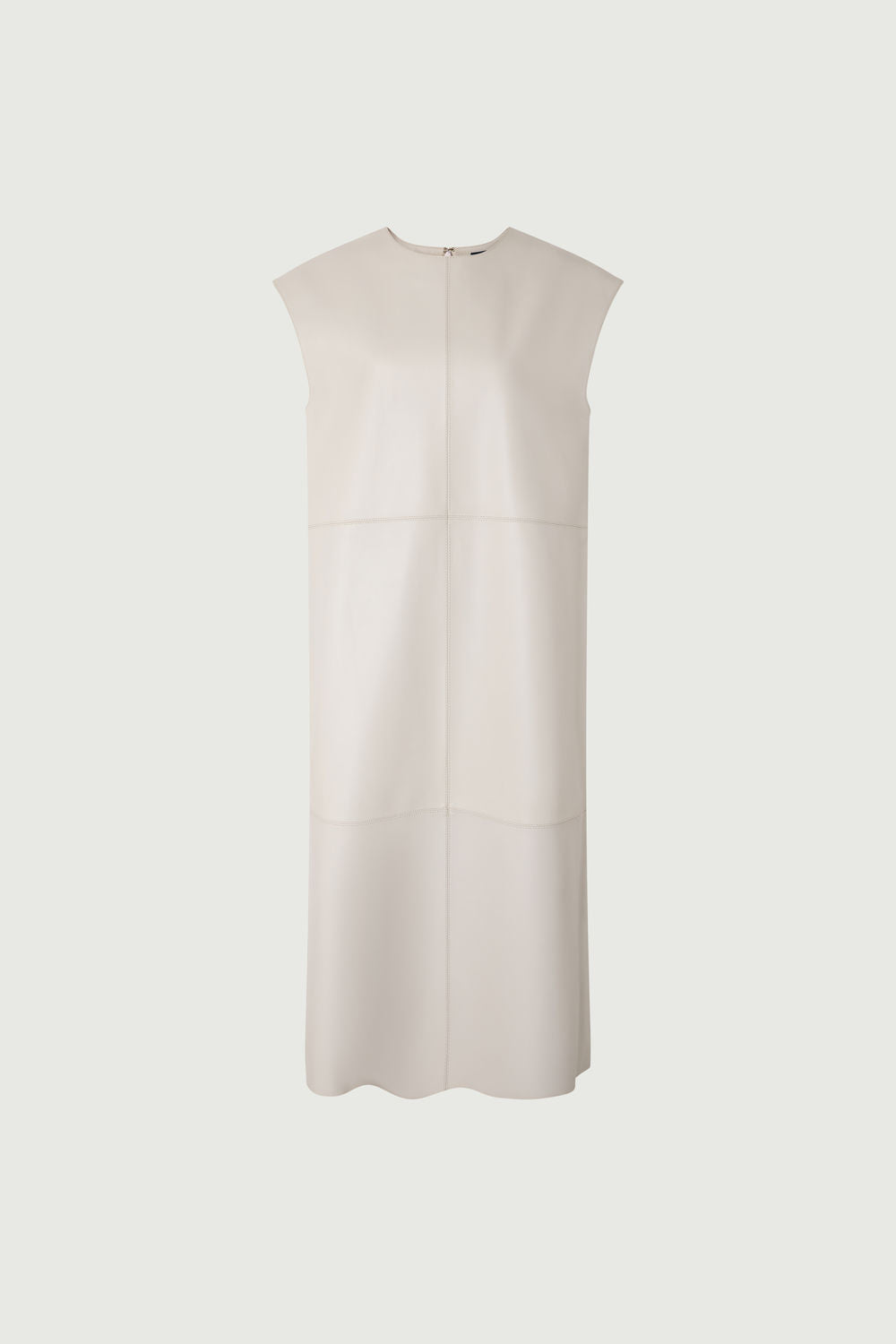 Robe sans manches en cuir