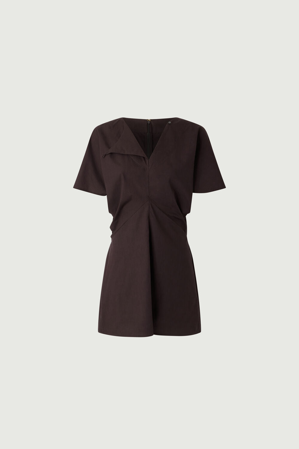 Robe courte en popeline