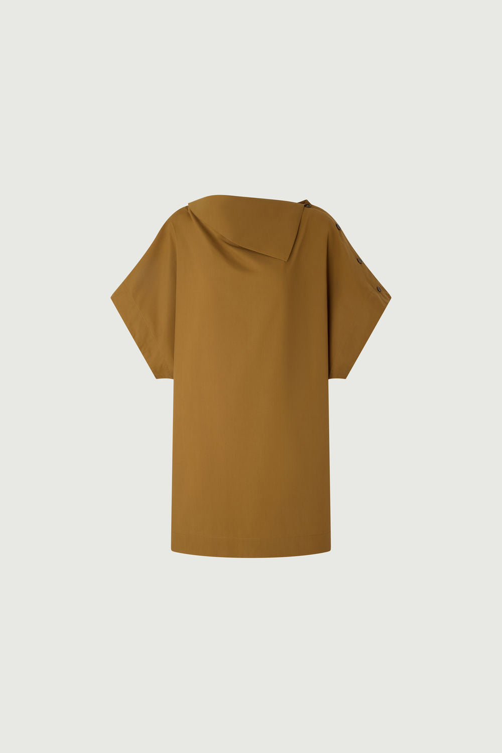 Robe courte en popeline