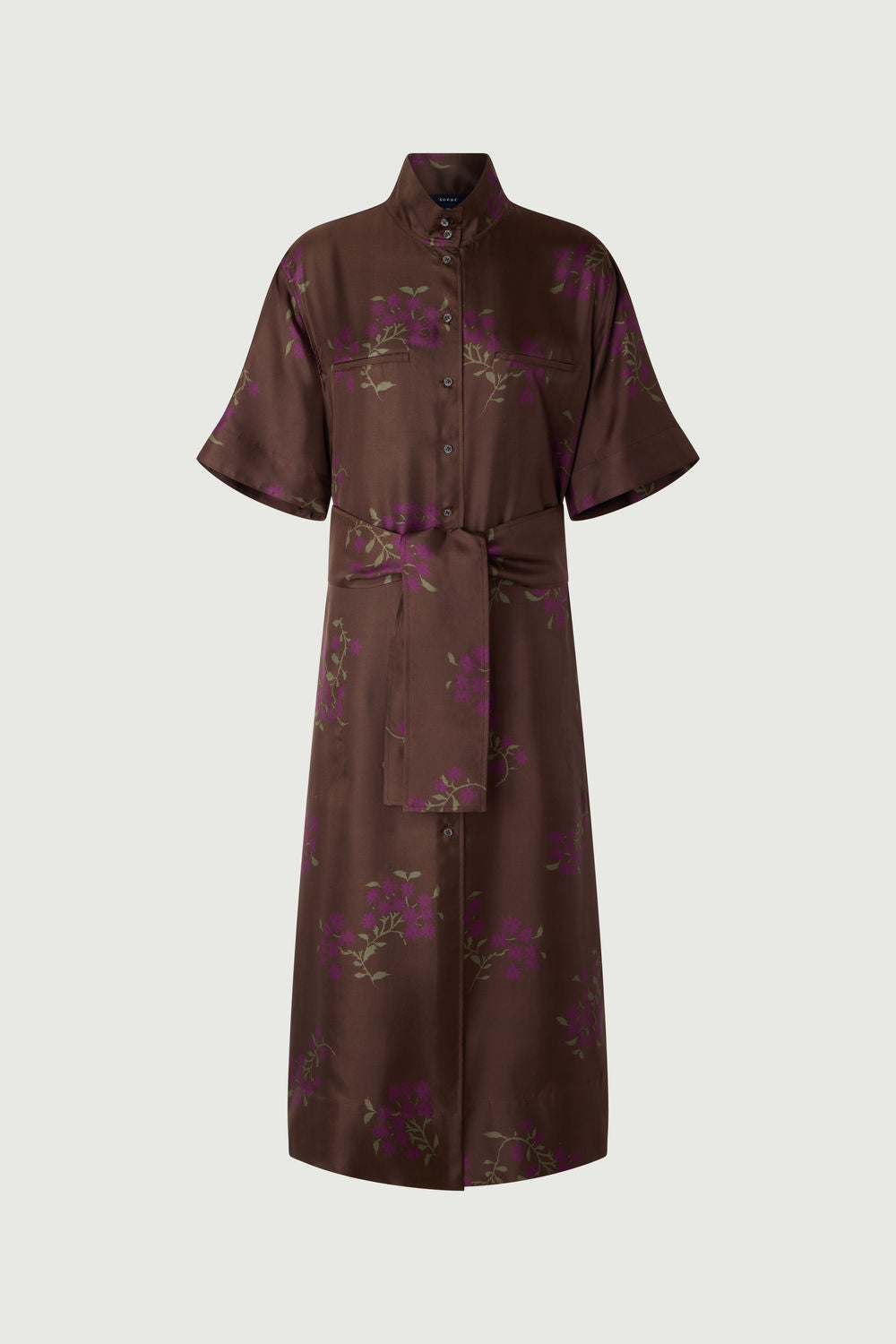 Robe en twill de soie