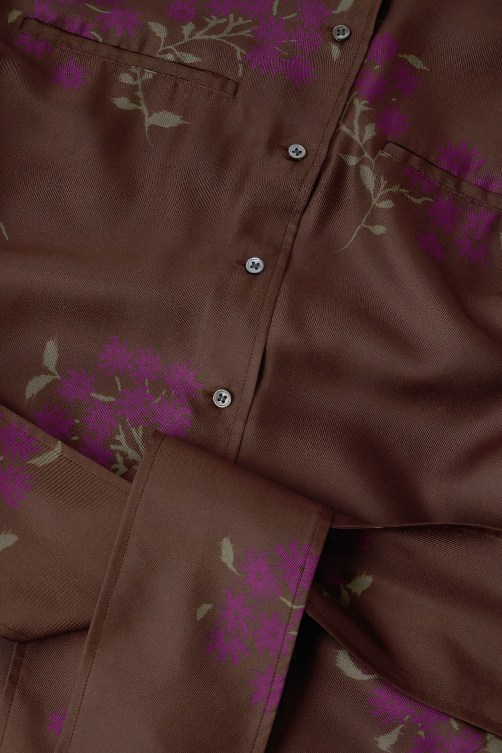 Robe en twill de soie