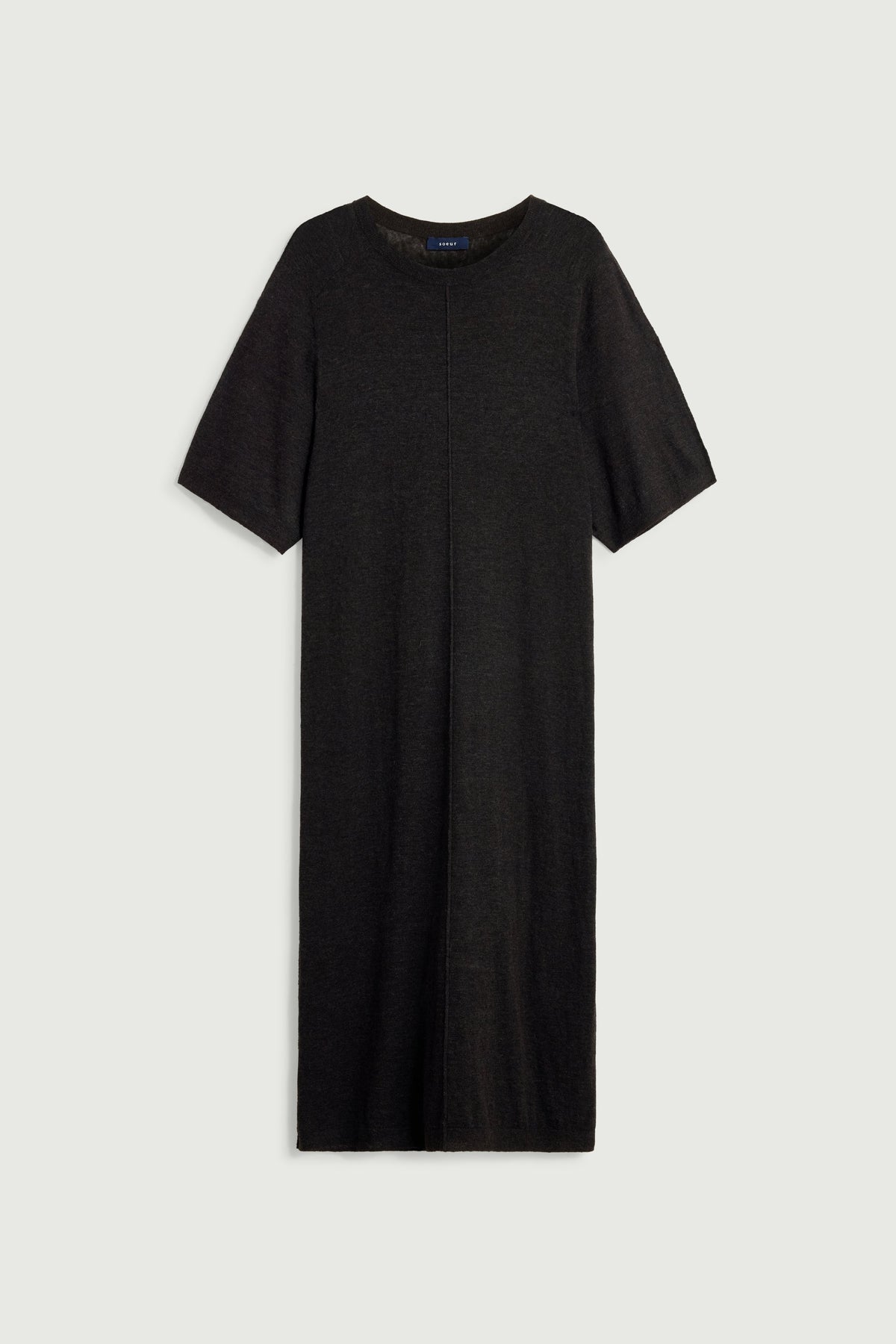 Robe tee-shirt en maille texturée