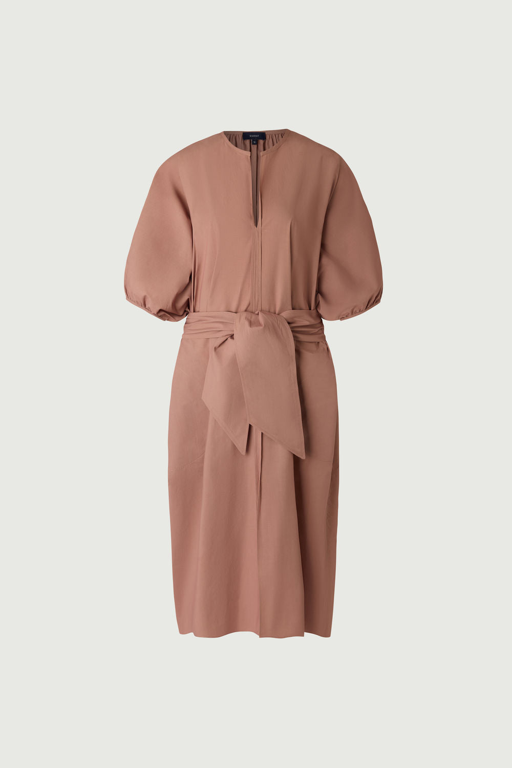 Robe ample en popeline