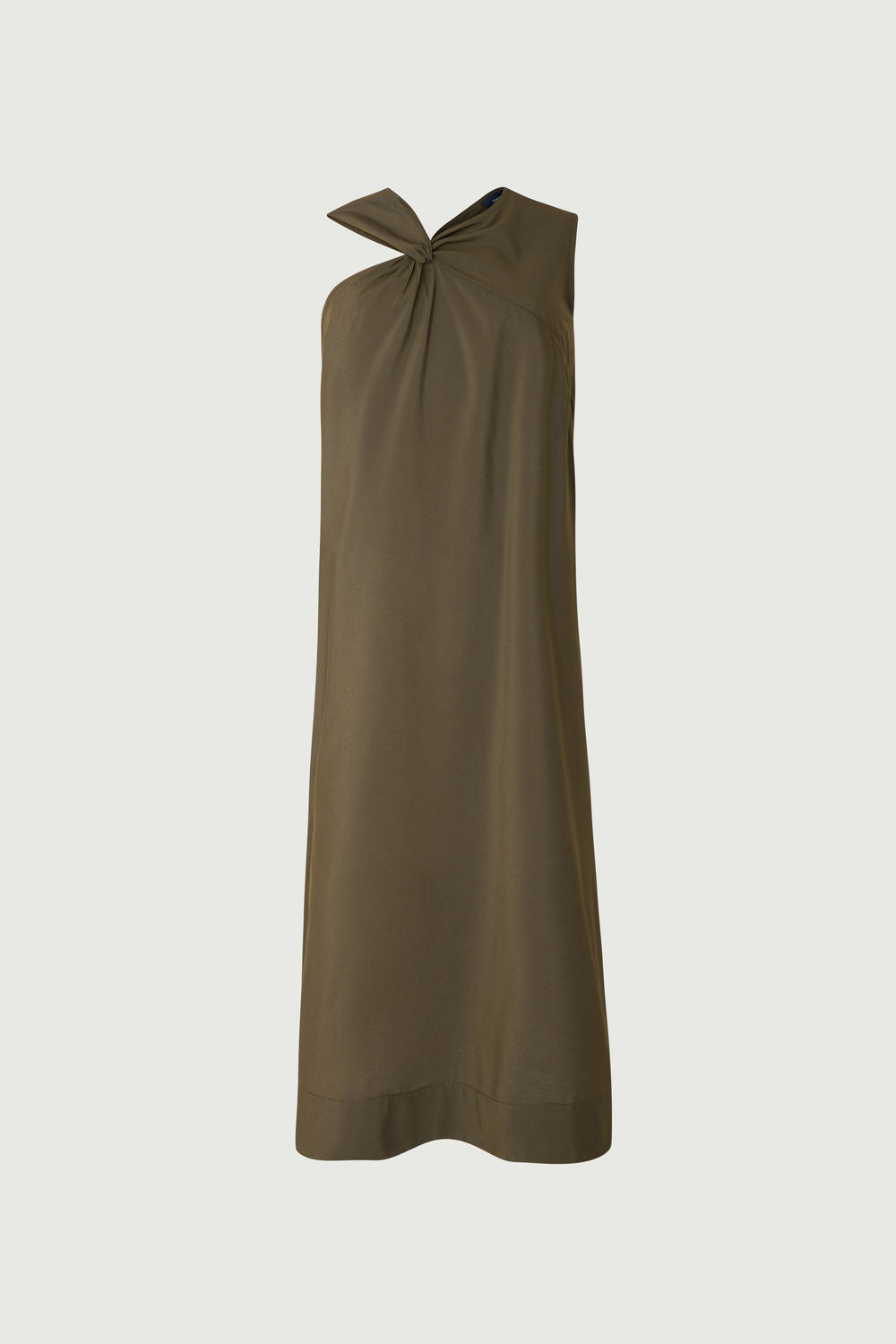 Robe asymétrique en toile fluide
