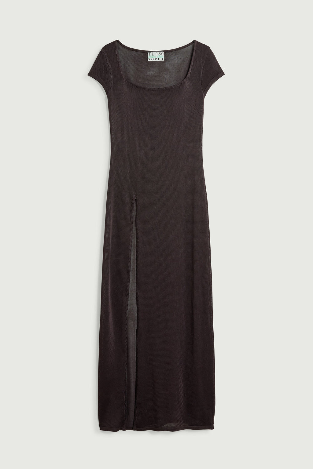 Robe longue fendue