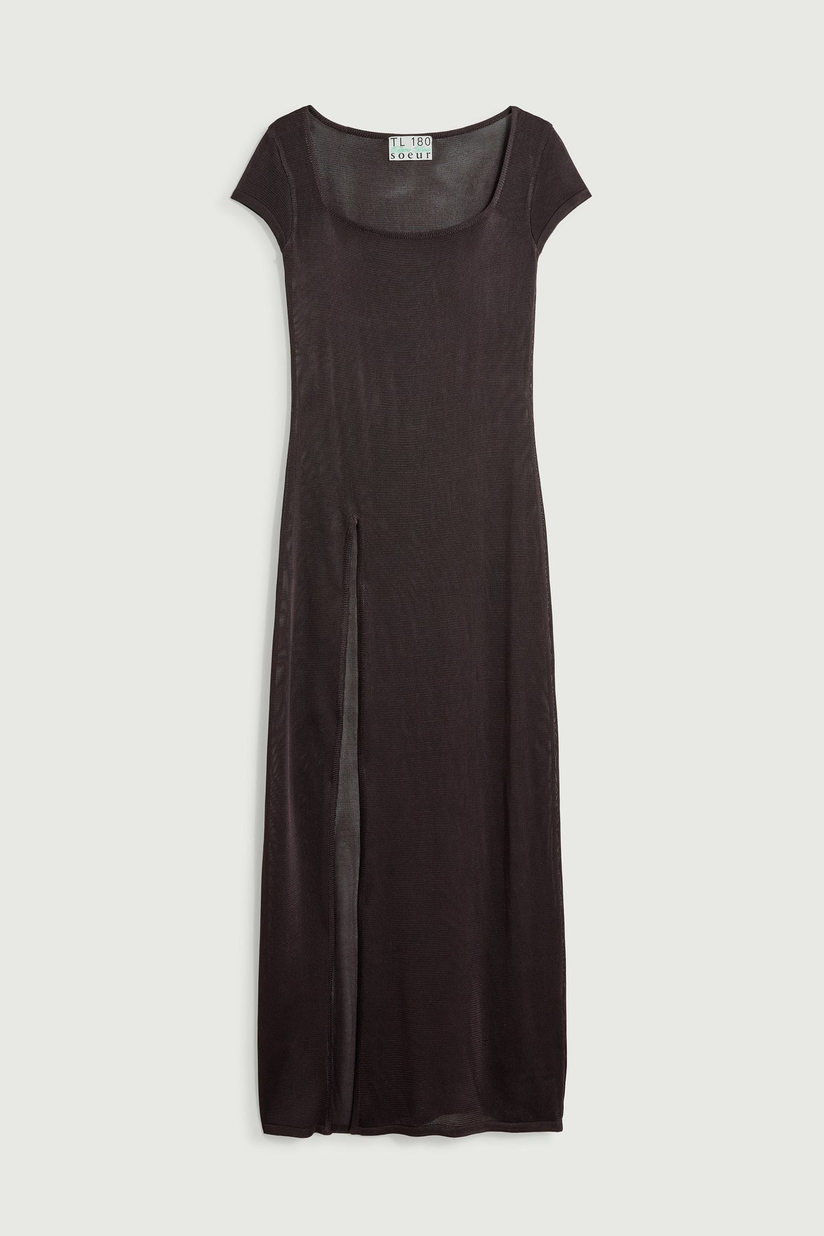 Robe longue fendue