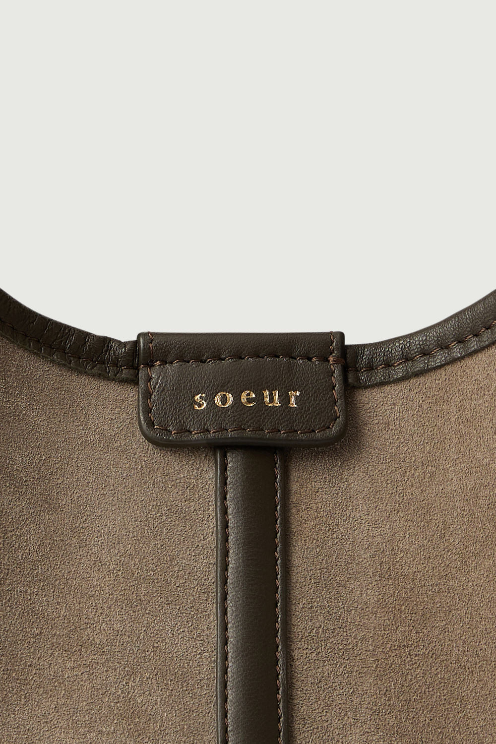 Sac quotidien en croûte de cuir