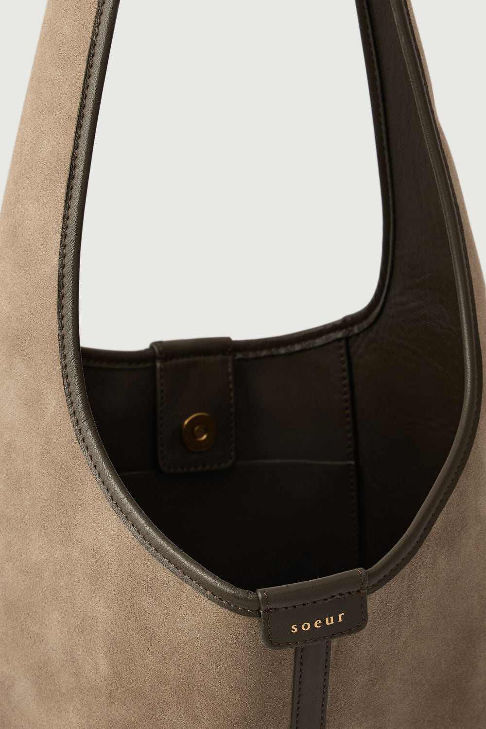 Sac quotidien en croûte de cuir