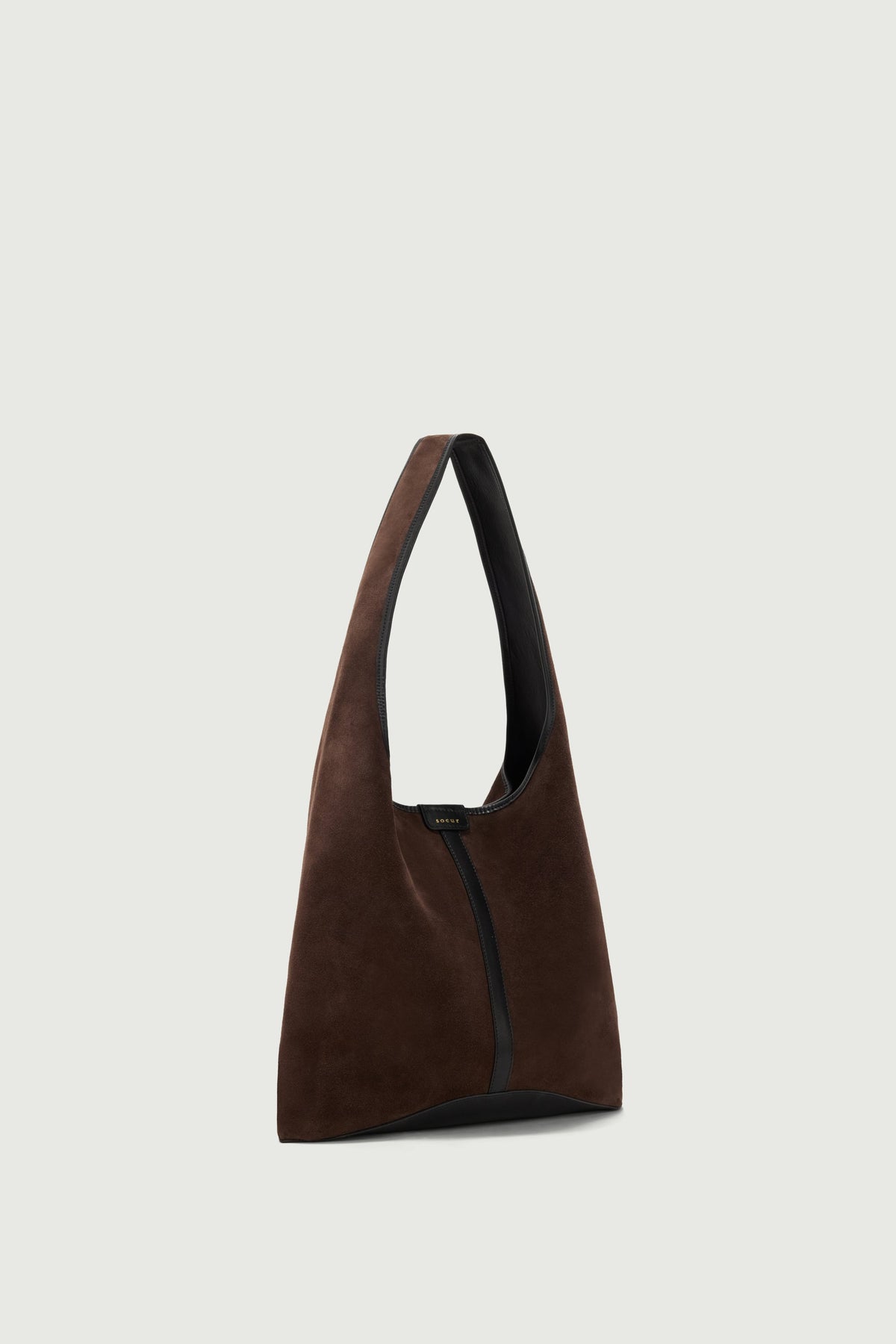 Cabas en croûte de cuir