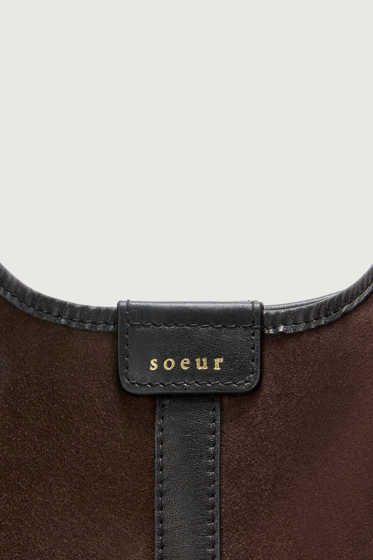Sac quotidien en croûte de cuir