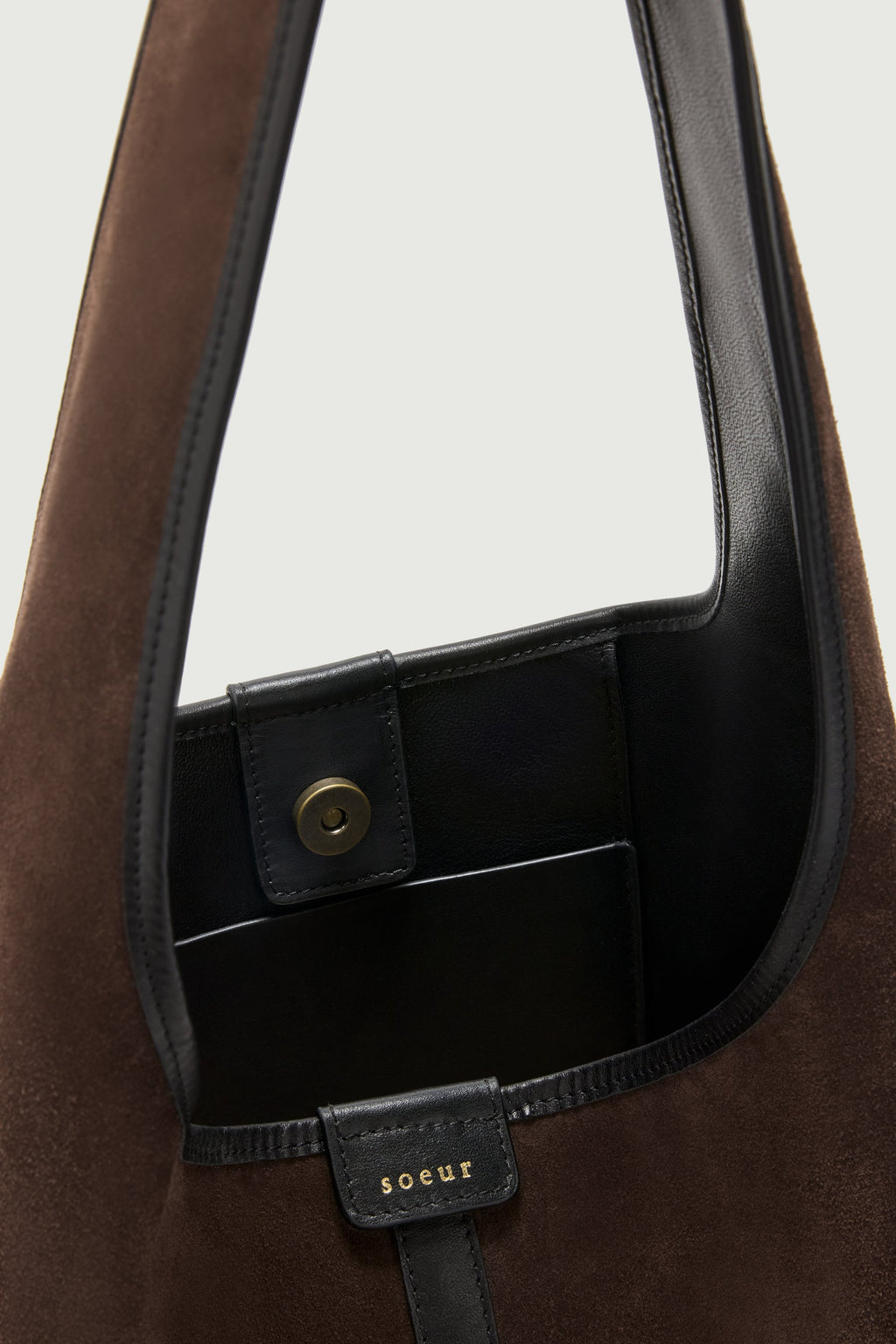 Sac quotidien en croûte de cuir