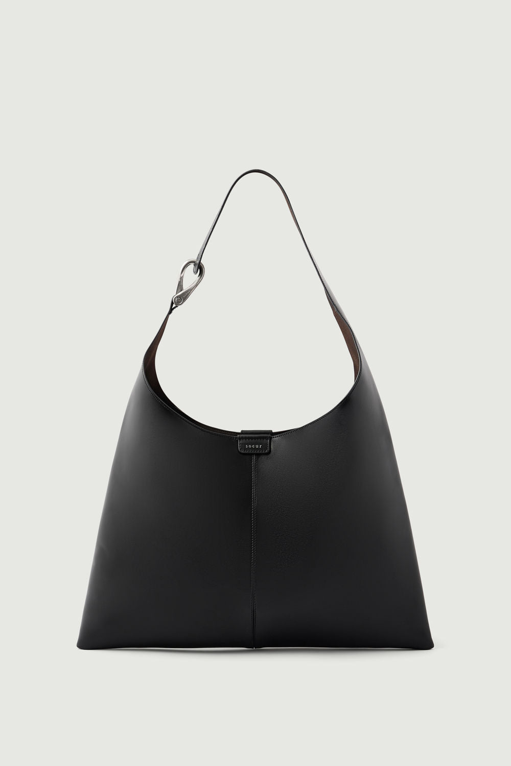 Sac porté épaule à fermoir manille