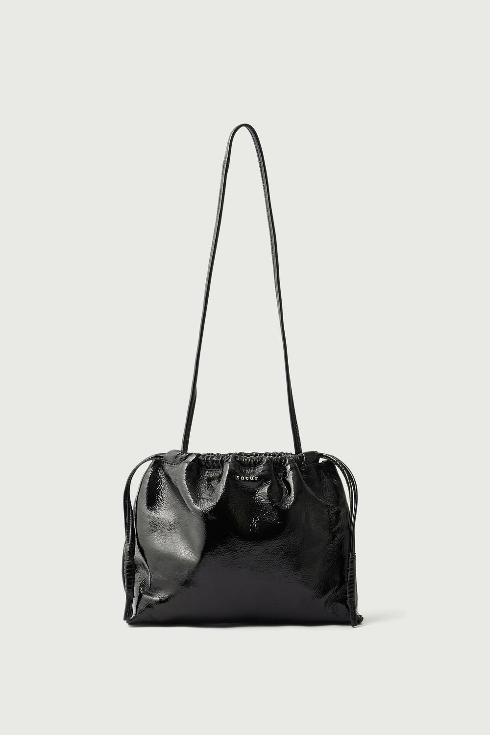 Sac de cuir vernis