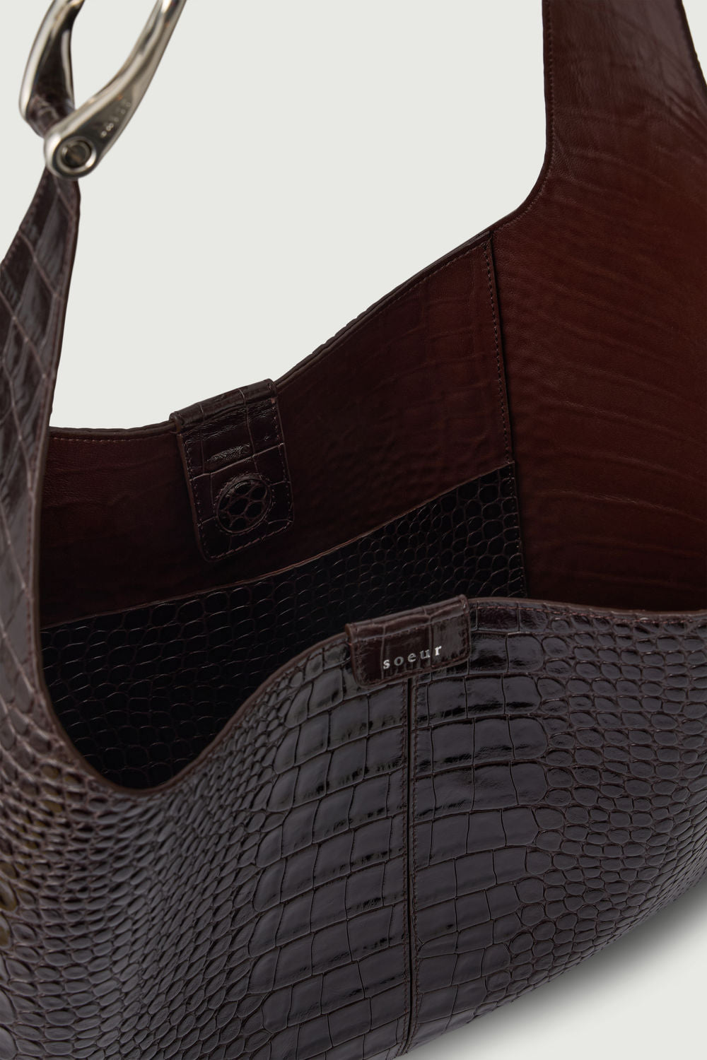 Sac en cuir lisse