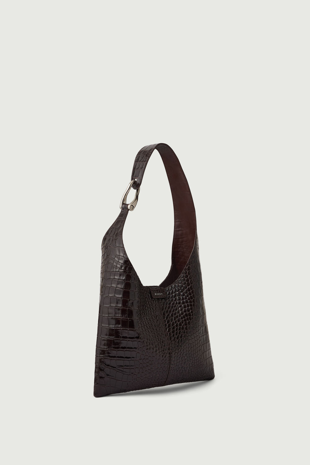 Petit sac porté épaule à fermoir manille
