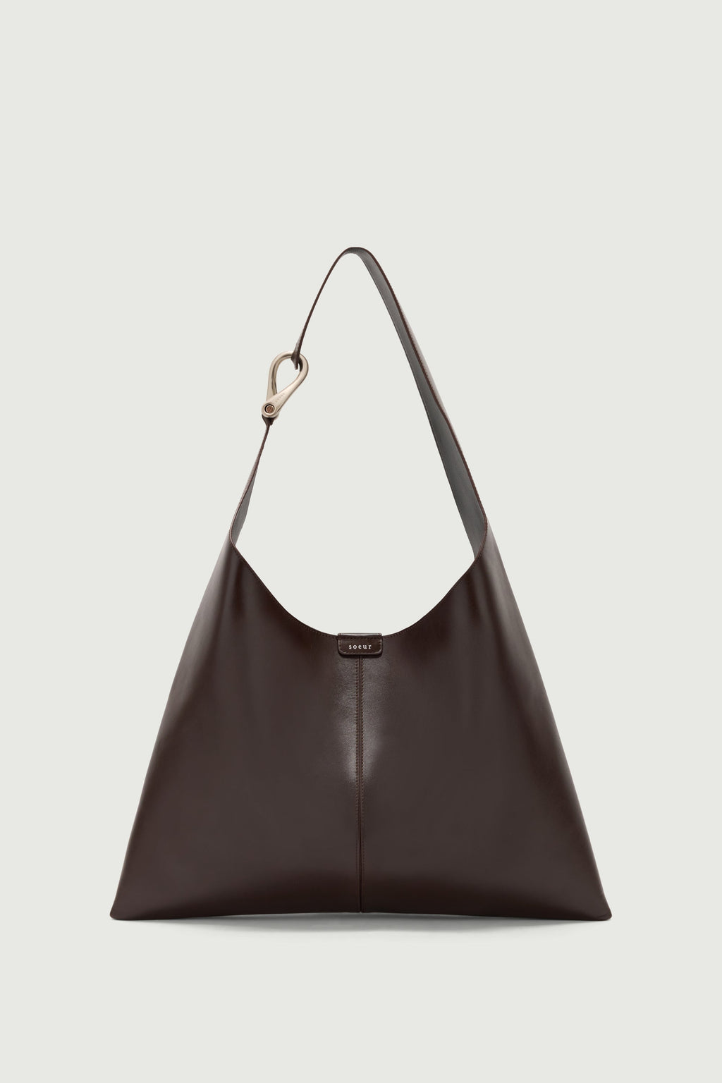Sac porté épaule à fermoir manille