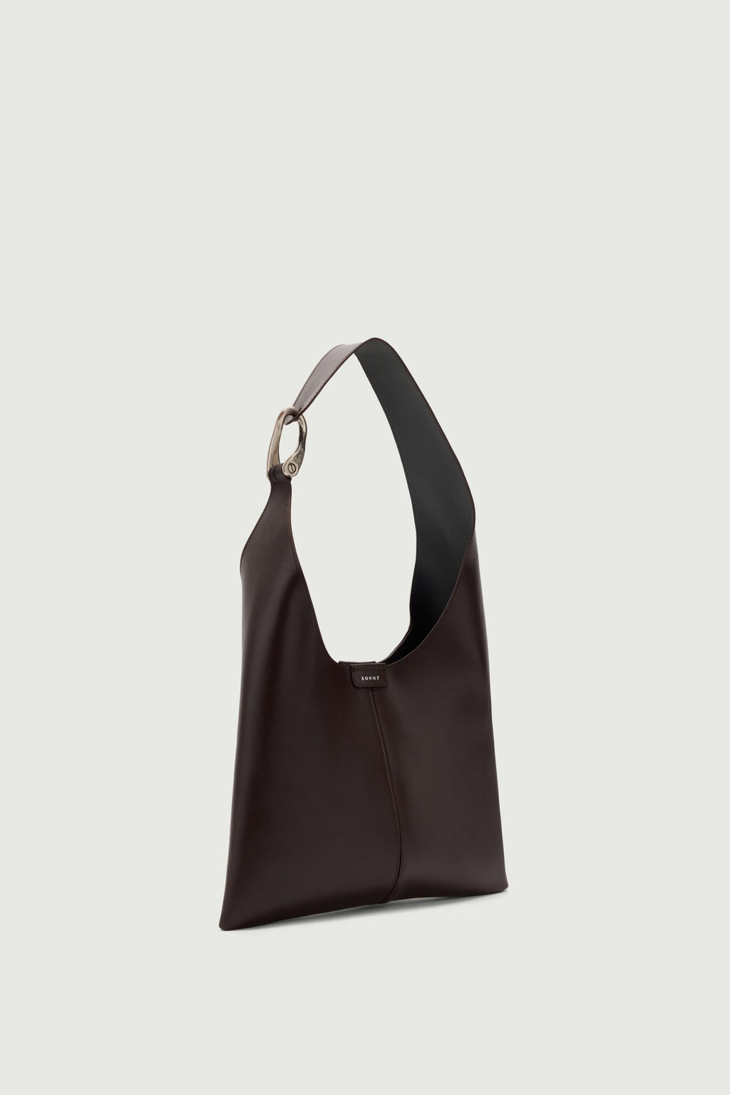 Petit sac porté épaule à fermoir manille