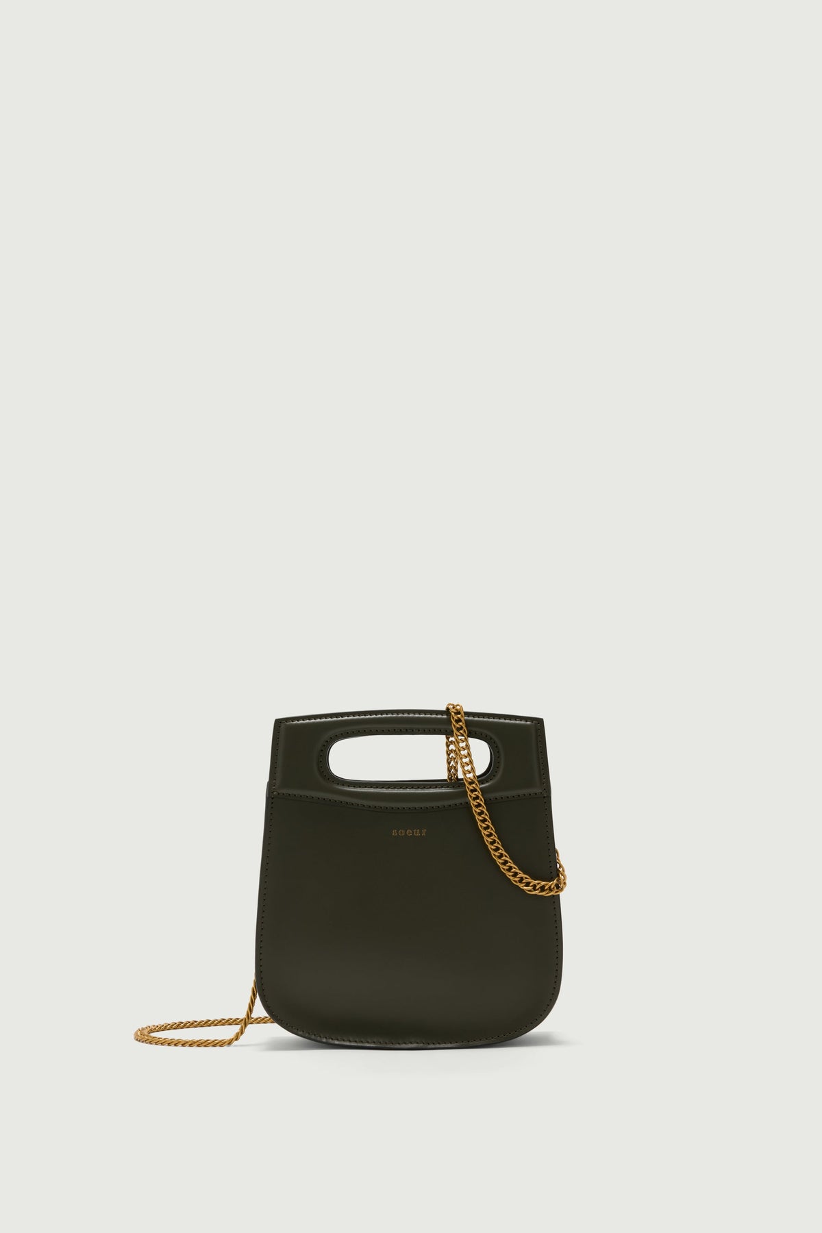 Sac en cuir glacé