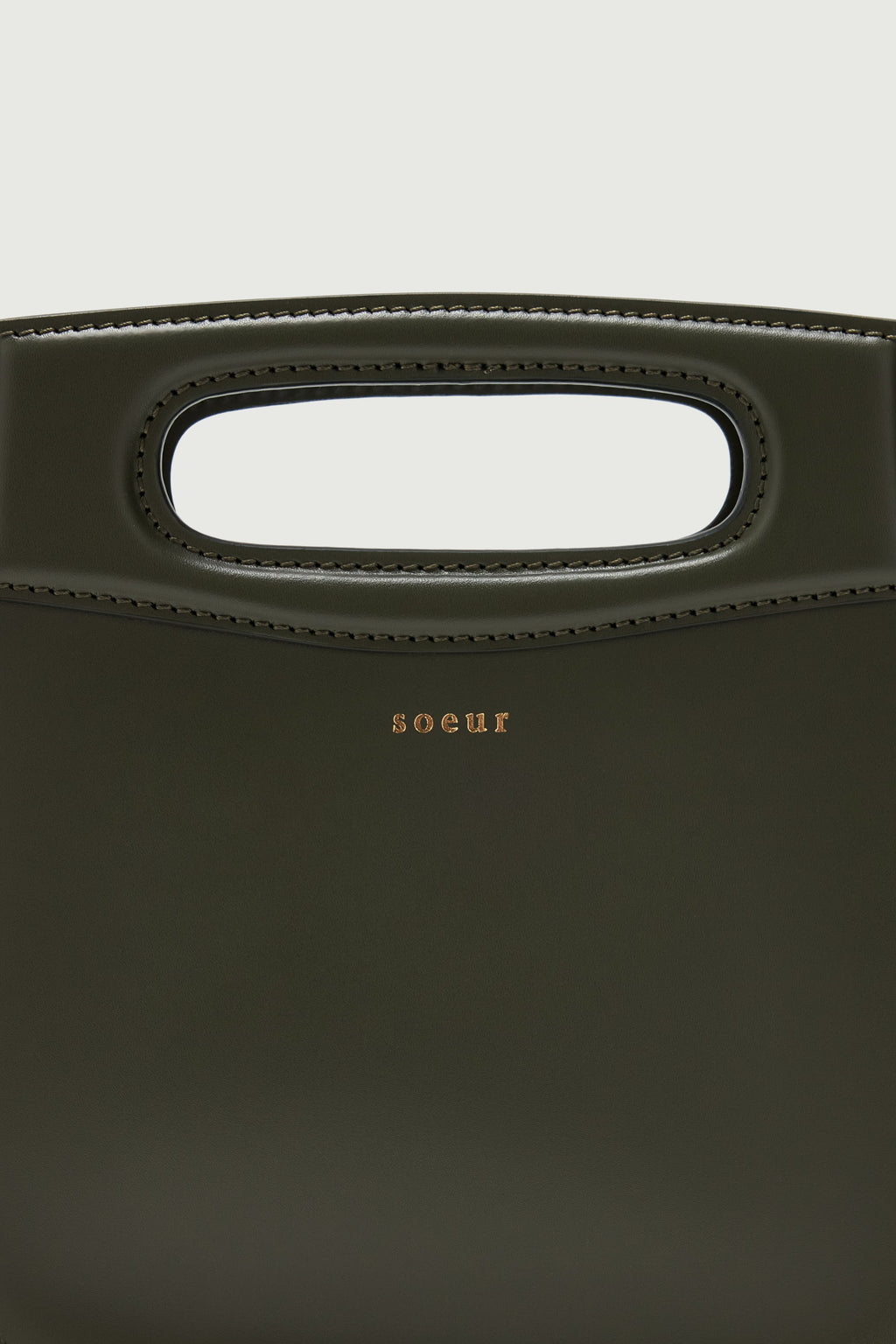 Sac en cuir glacé