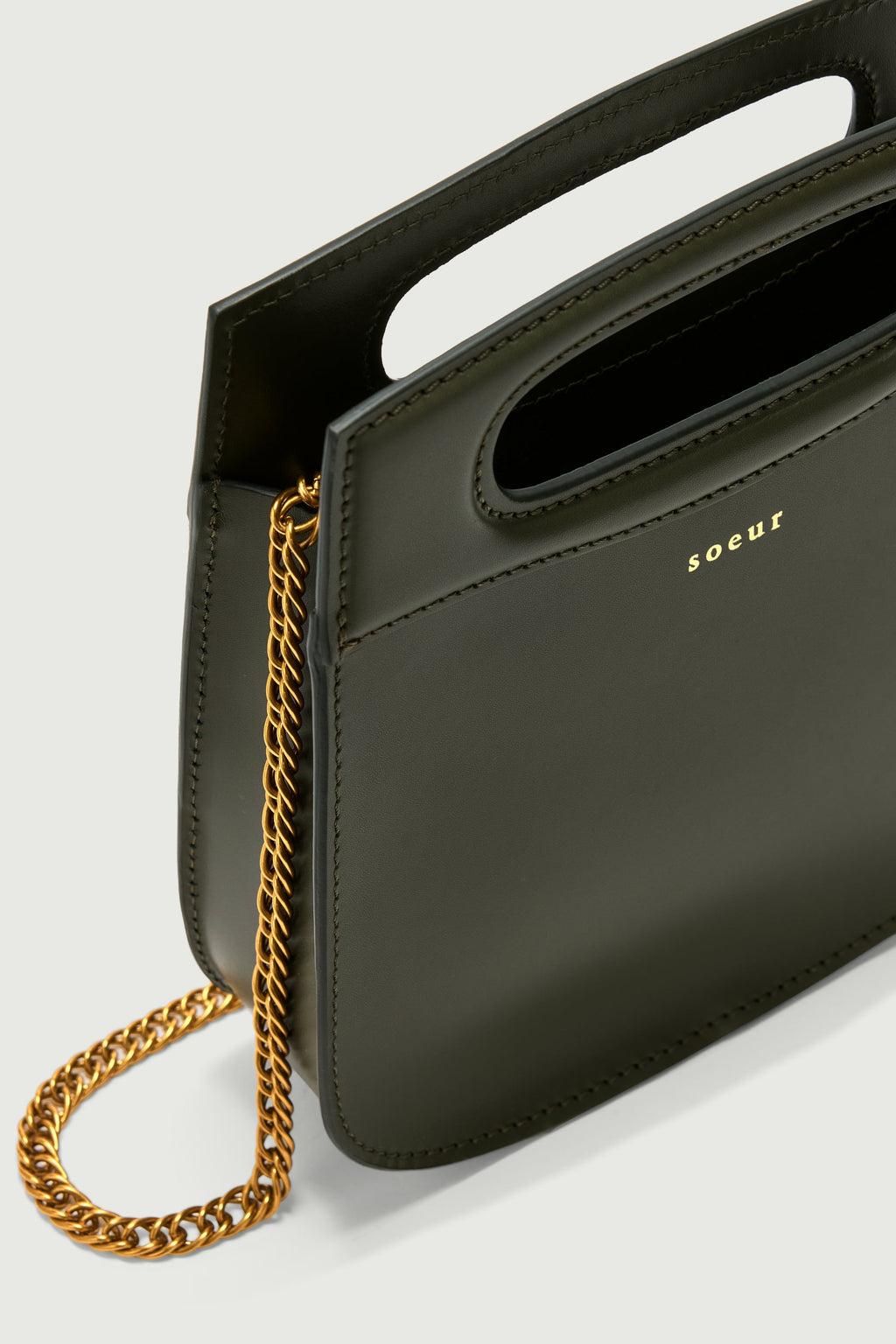 Sac en cuir effet lézard