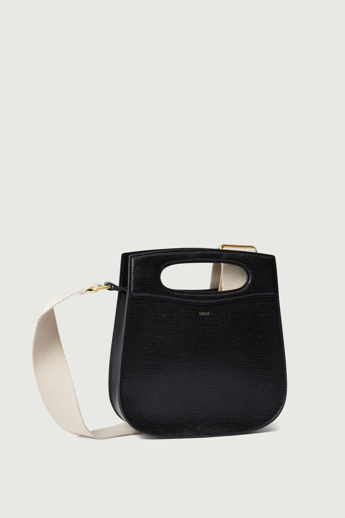 Sac en cuir glacé