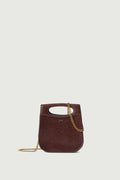 Sac en cuir effet lézard