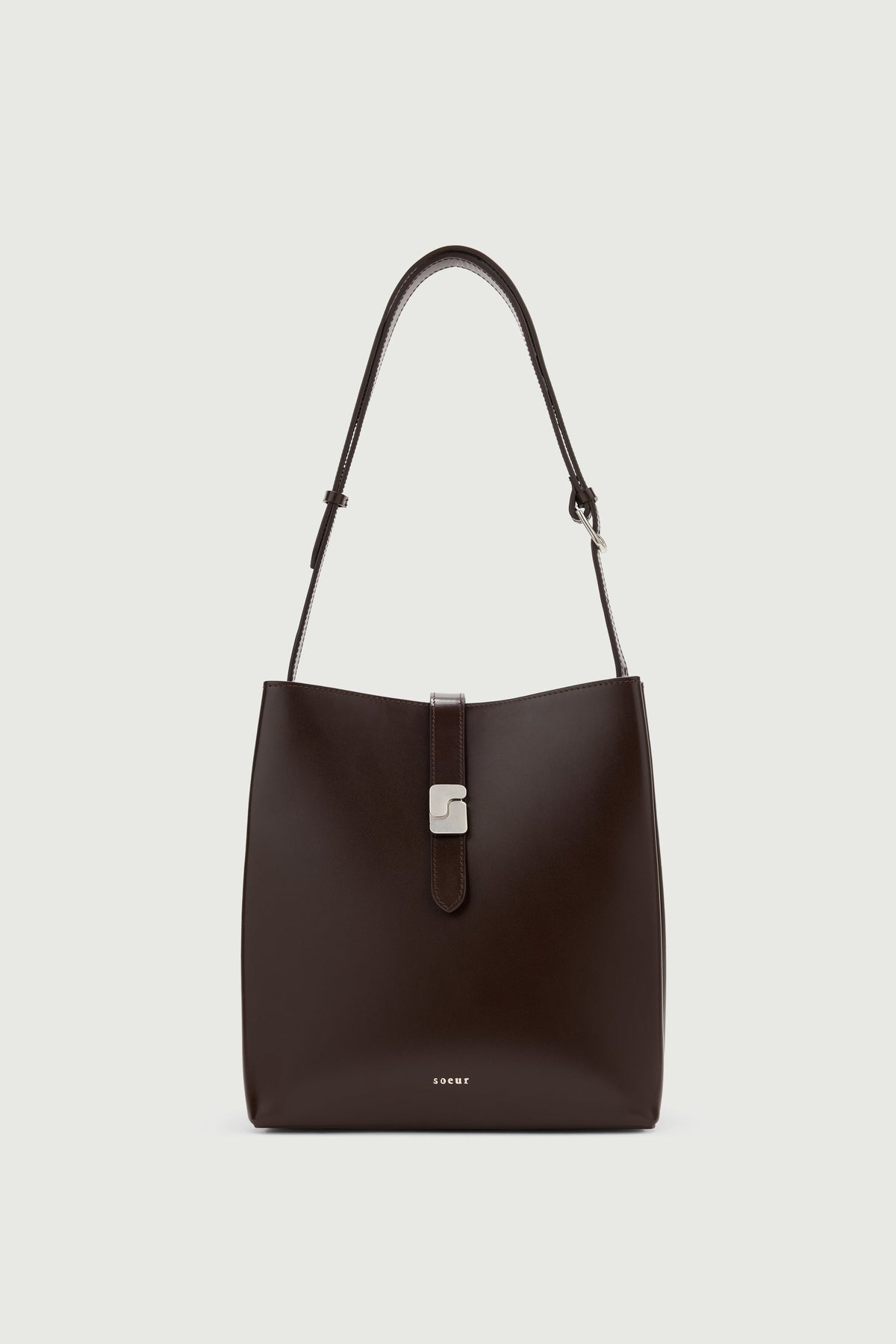 Sac en cuir effet croco