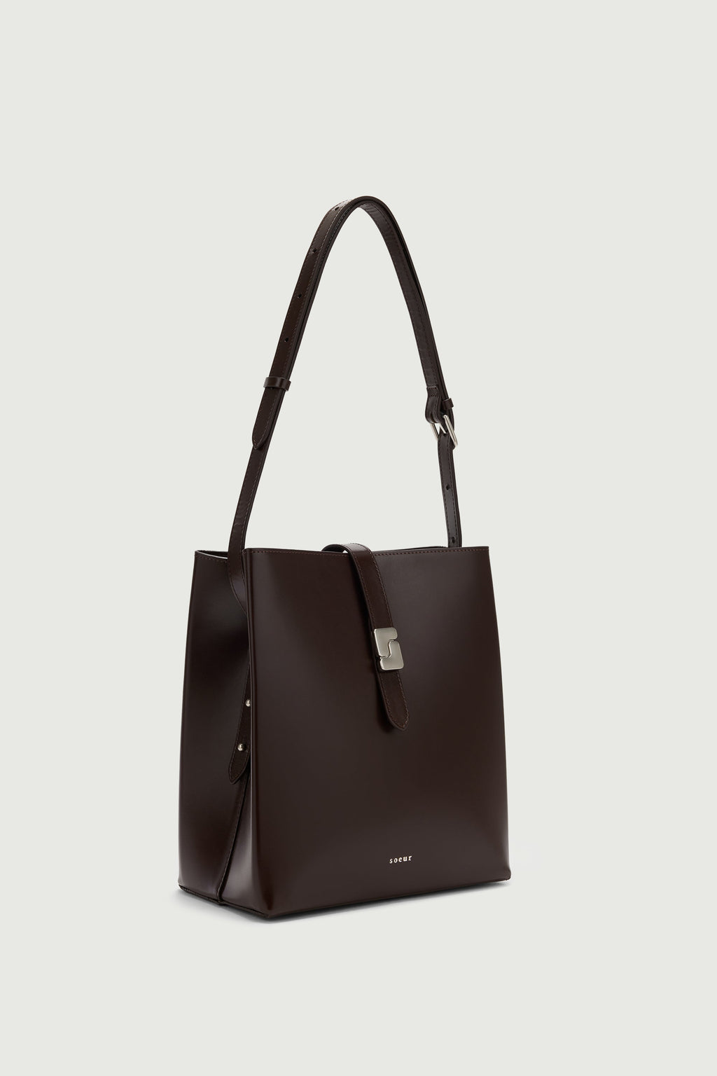 Sac en cuir effet croco