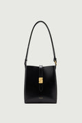 Petit sac seau à boucle S en cuir box