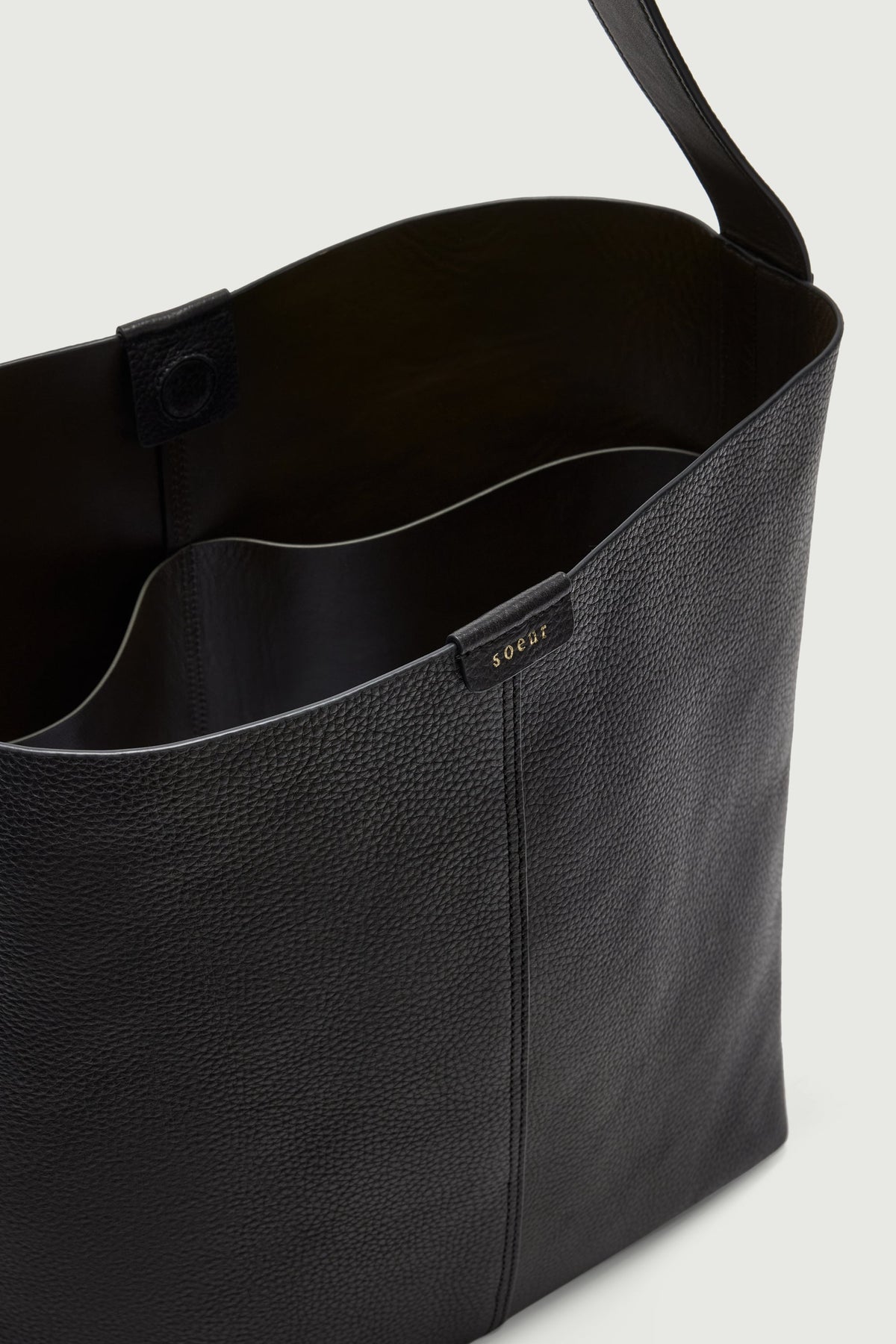 Sac en cuir grainé